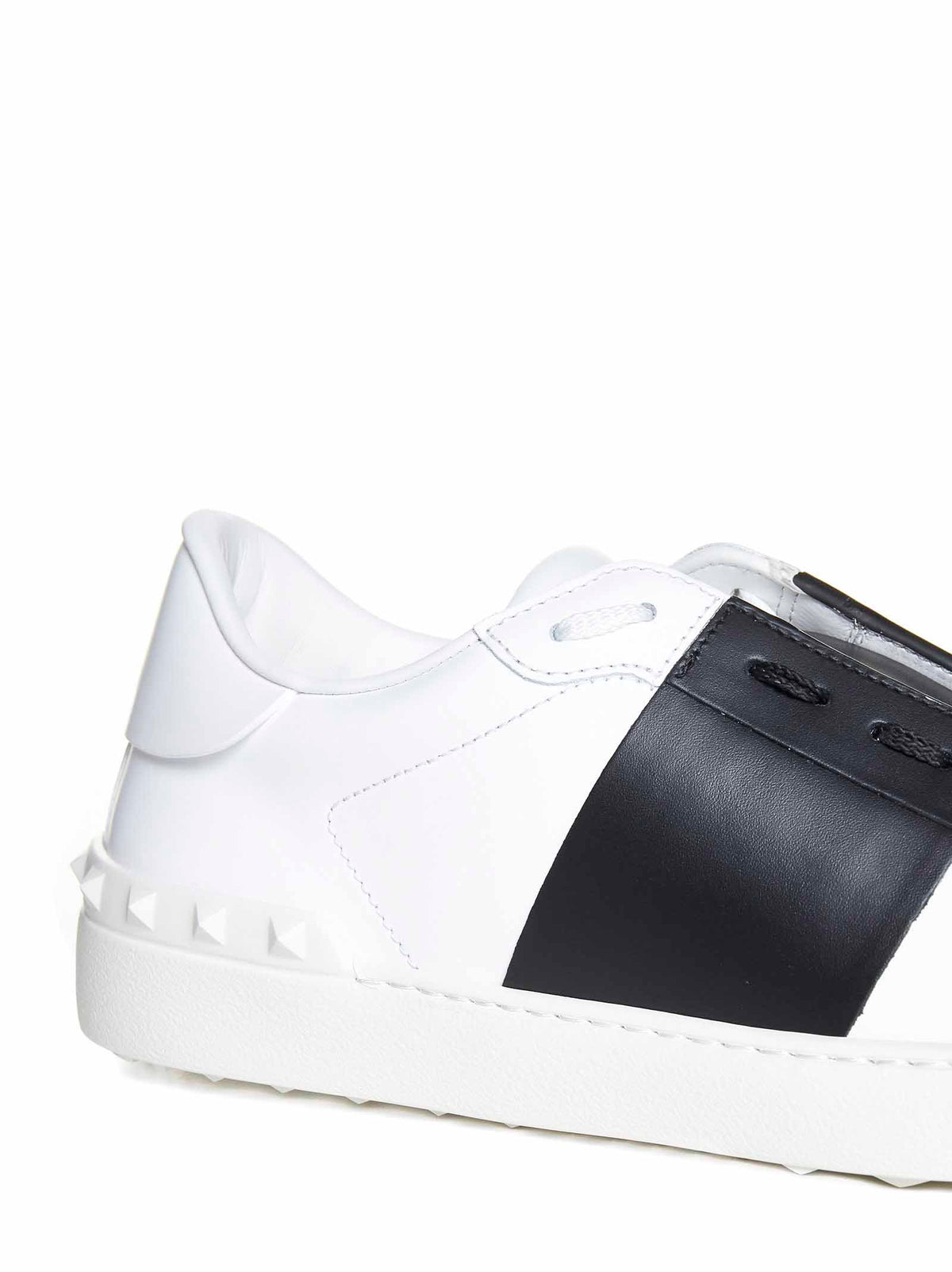 Valentino Garavani Men White Calfskin Open Sneakers VALENTINO GARAVANI