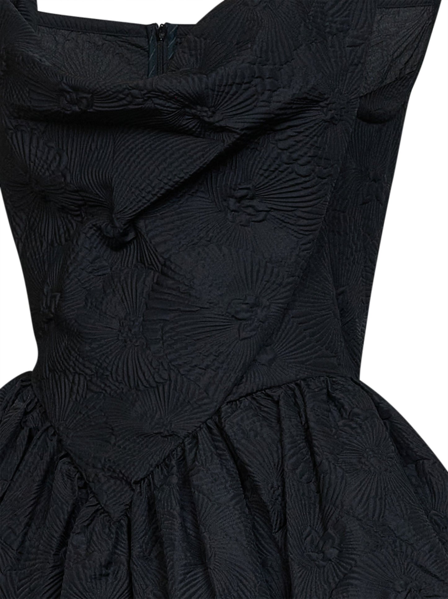 Vivienne Westwood Women Black Floral Jacquard Mini Sunday Mini Dress VIVIENNE WESTWOOD