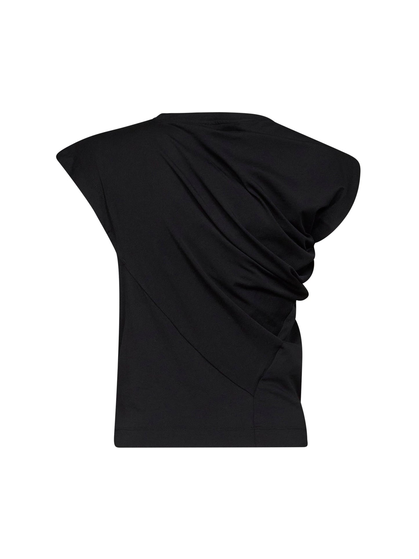 Vivienne Westwood Women Black Cotton Jersey Hebo Draped Top VIVIENNE WESTWOOD