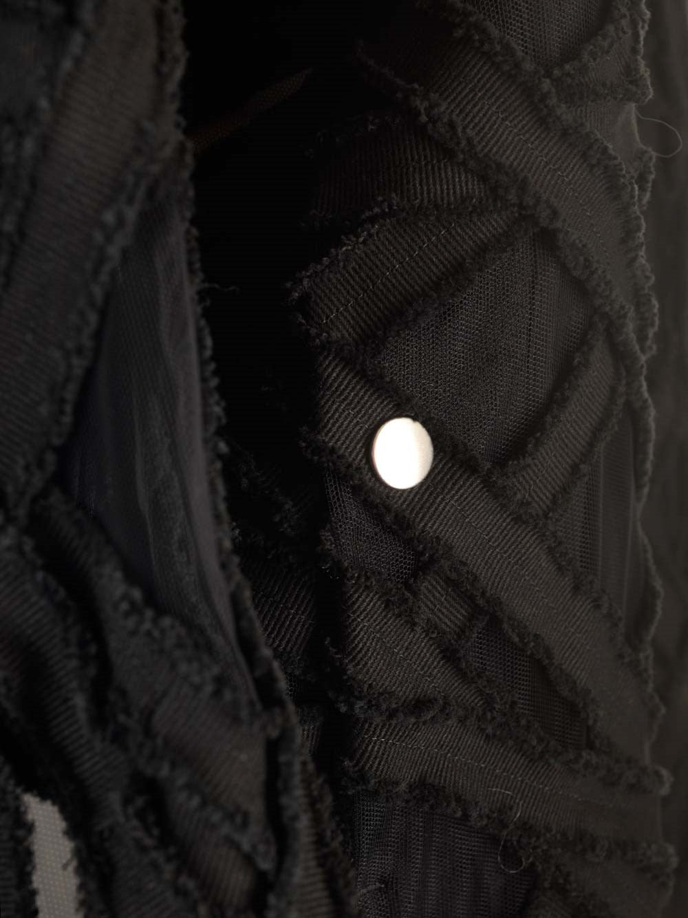 Rick Owens Women Cropped Jacket In Denim And Tulle RICK OWENS