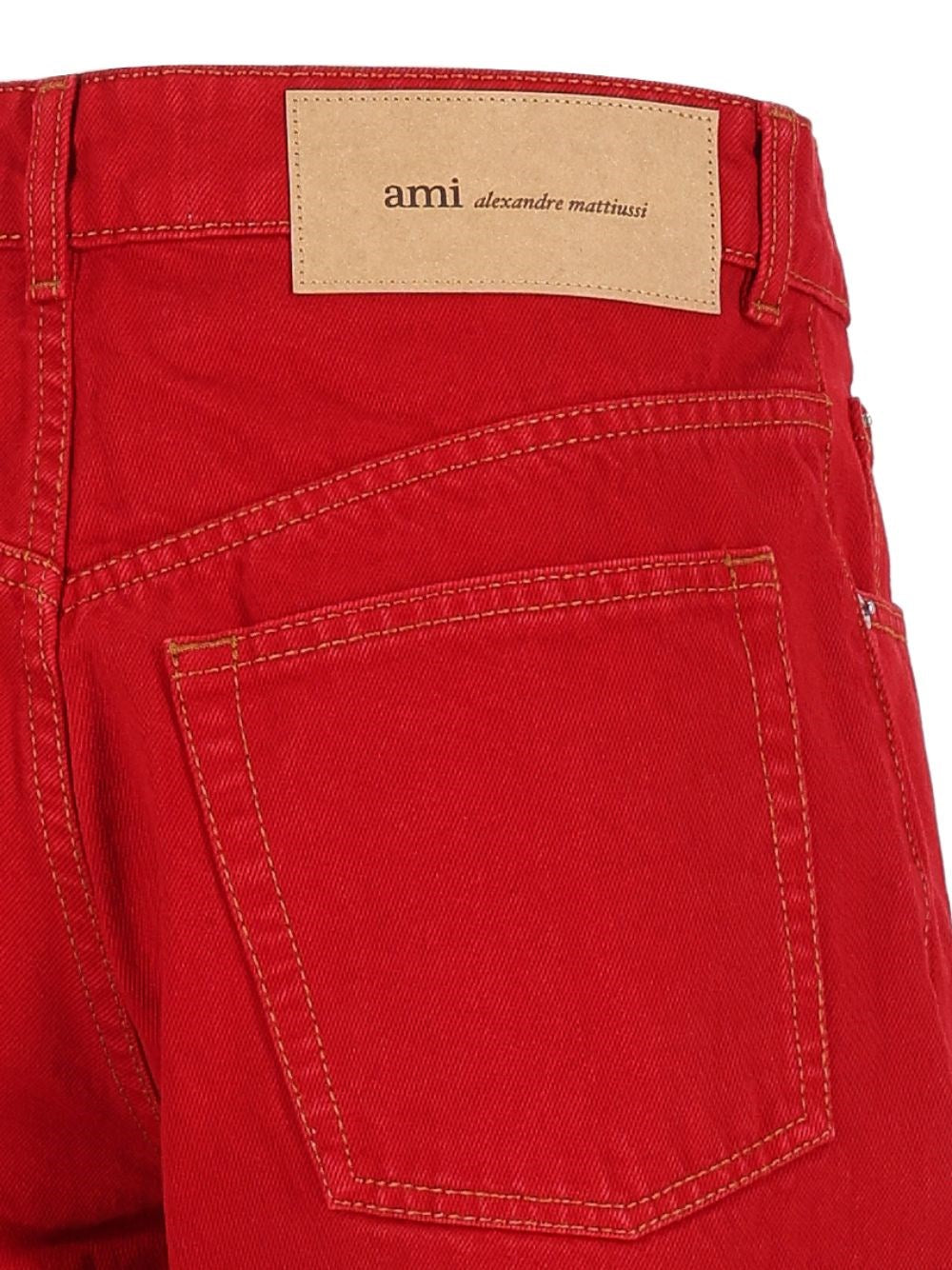 Ami Women Wide-Leg Straight Jeans AMI PARIS