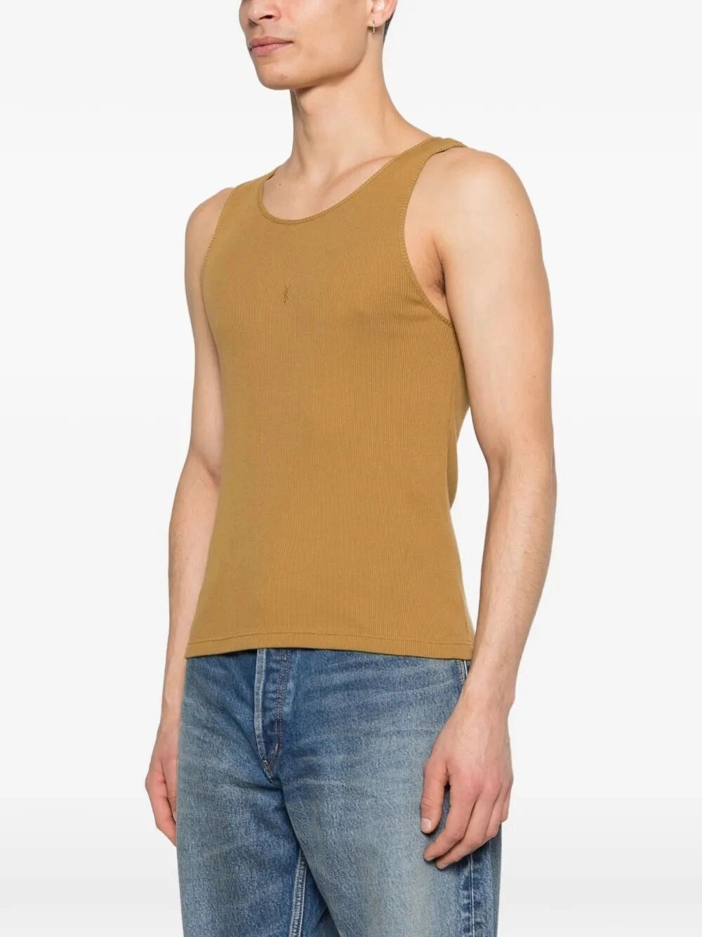Saint Laurent Men Embroidered Tank Top SAINT LAURENT