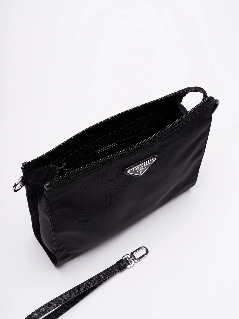 Prada Men Prada Men Re-Nylon And Saffiano Pouch PRADA