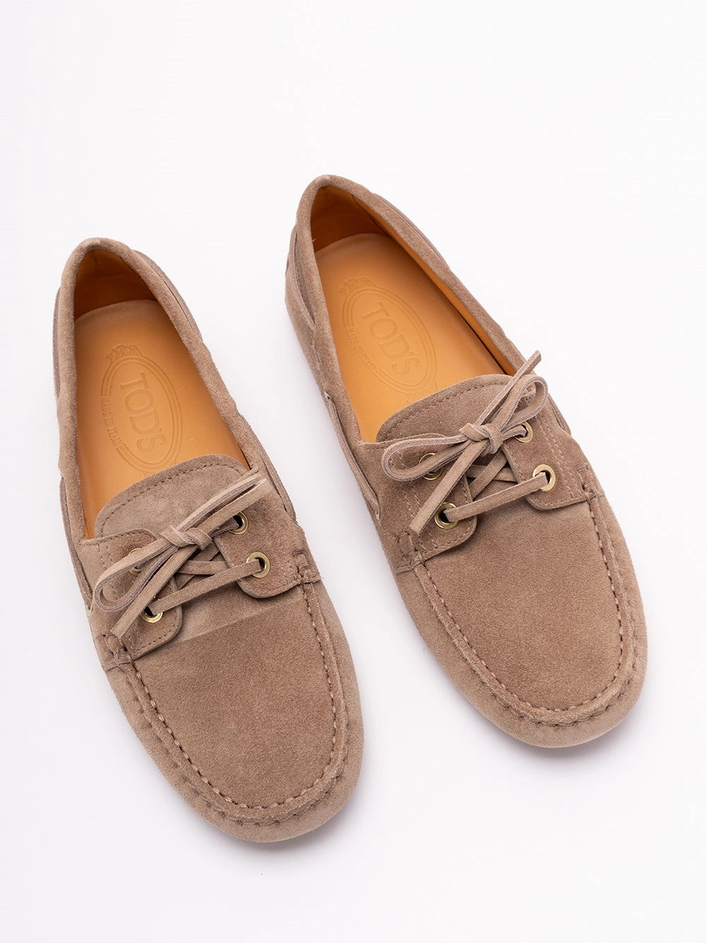 Tod's Women `Boat Gommino` Loafers In Suede TOD'S