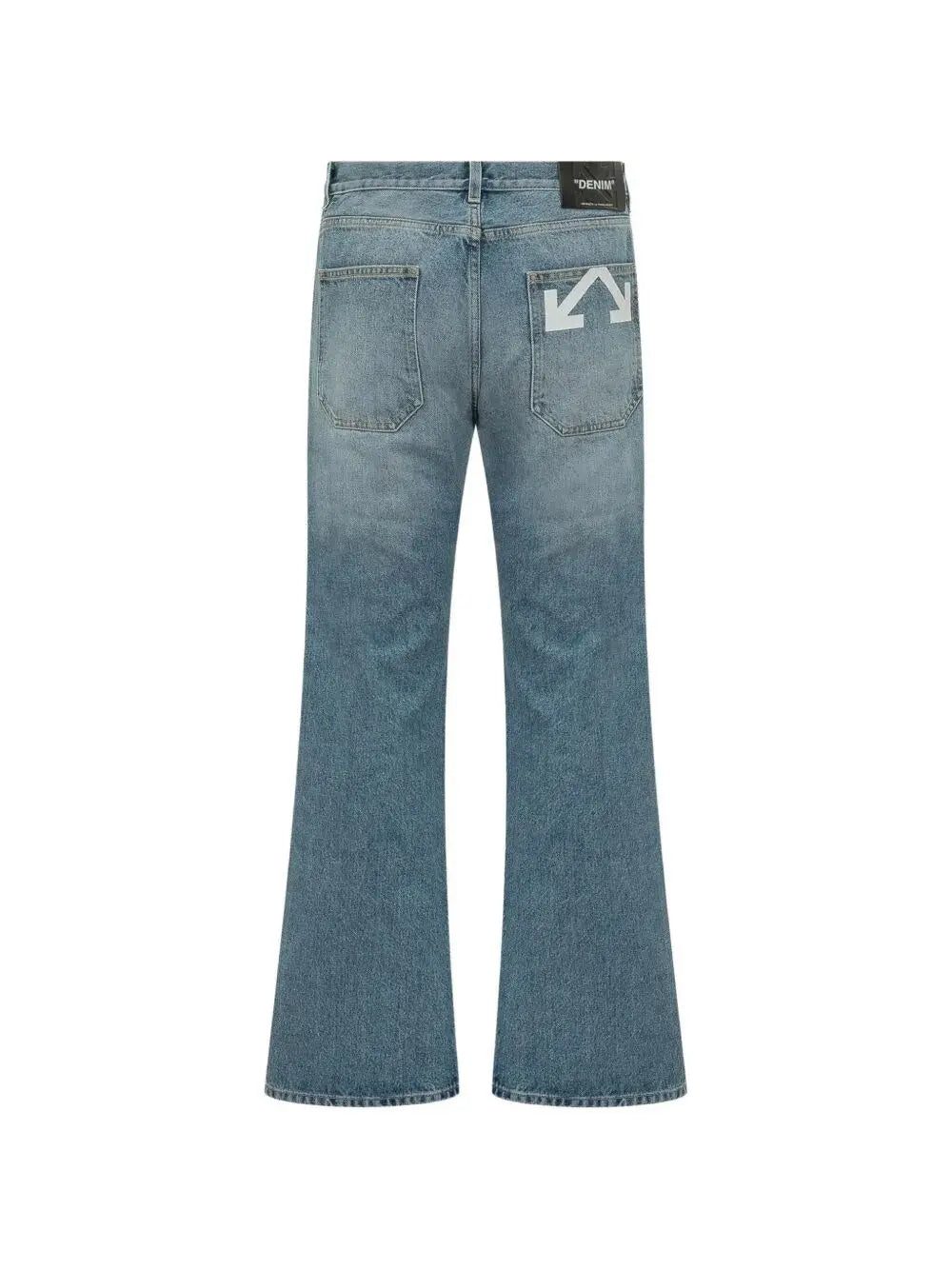 Off White Men `Half Arrow` Slim Relax Jeans OFF-WHITE