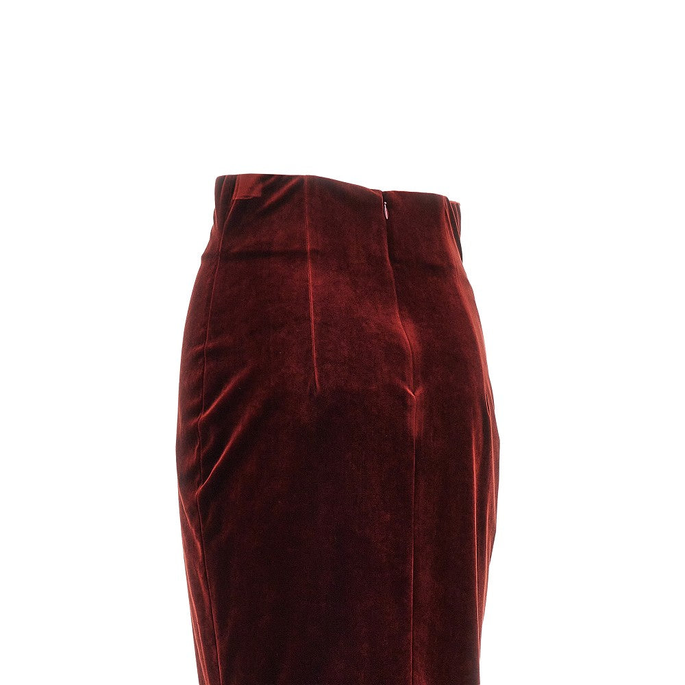 Alberta Ferretti Women Velvet Midi Skirt ALBERTA FERRETTI