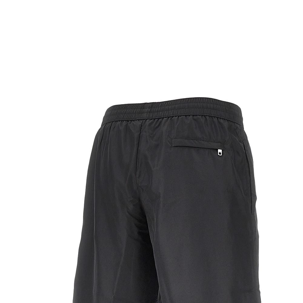 Dolce&Gabbana Men Swimshorts With Logo Plate DOLCE & GABBANA