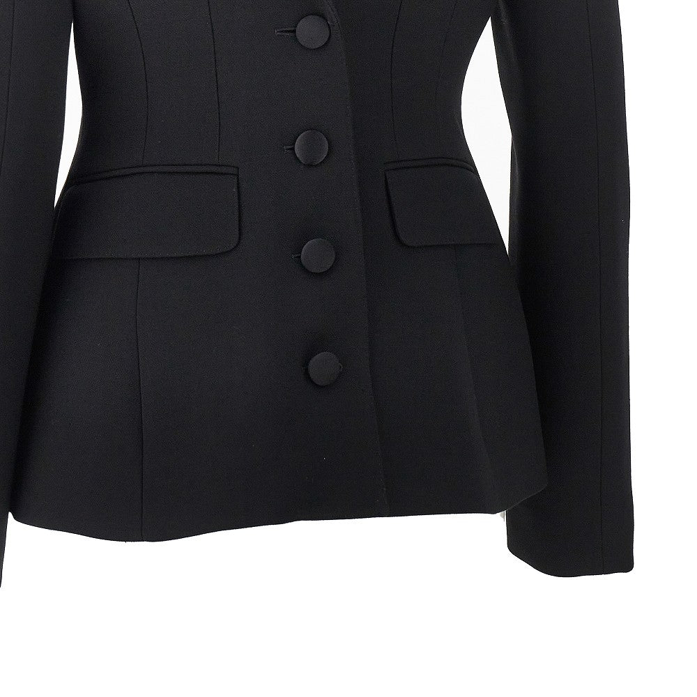 Dolce&Gabbana Women Wool Double Crepe Back To Front Jacket DOLCE & GABBANA
