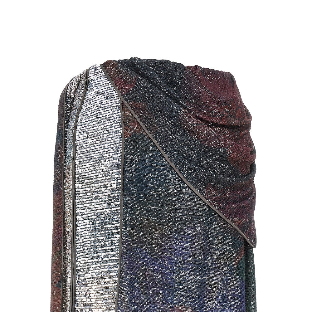Maison Margiela Women Sequinned Draped Midi Skirt MAISON MARGIELA