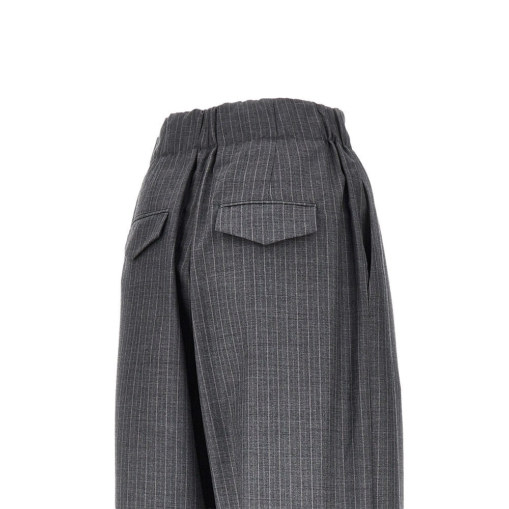 Jil Sander Women Pinstriped Wool Pants JIL SANDER