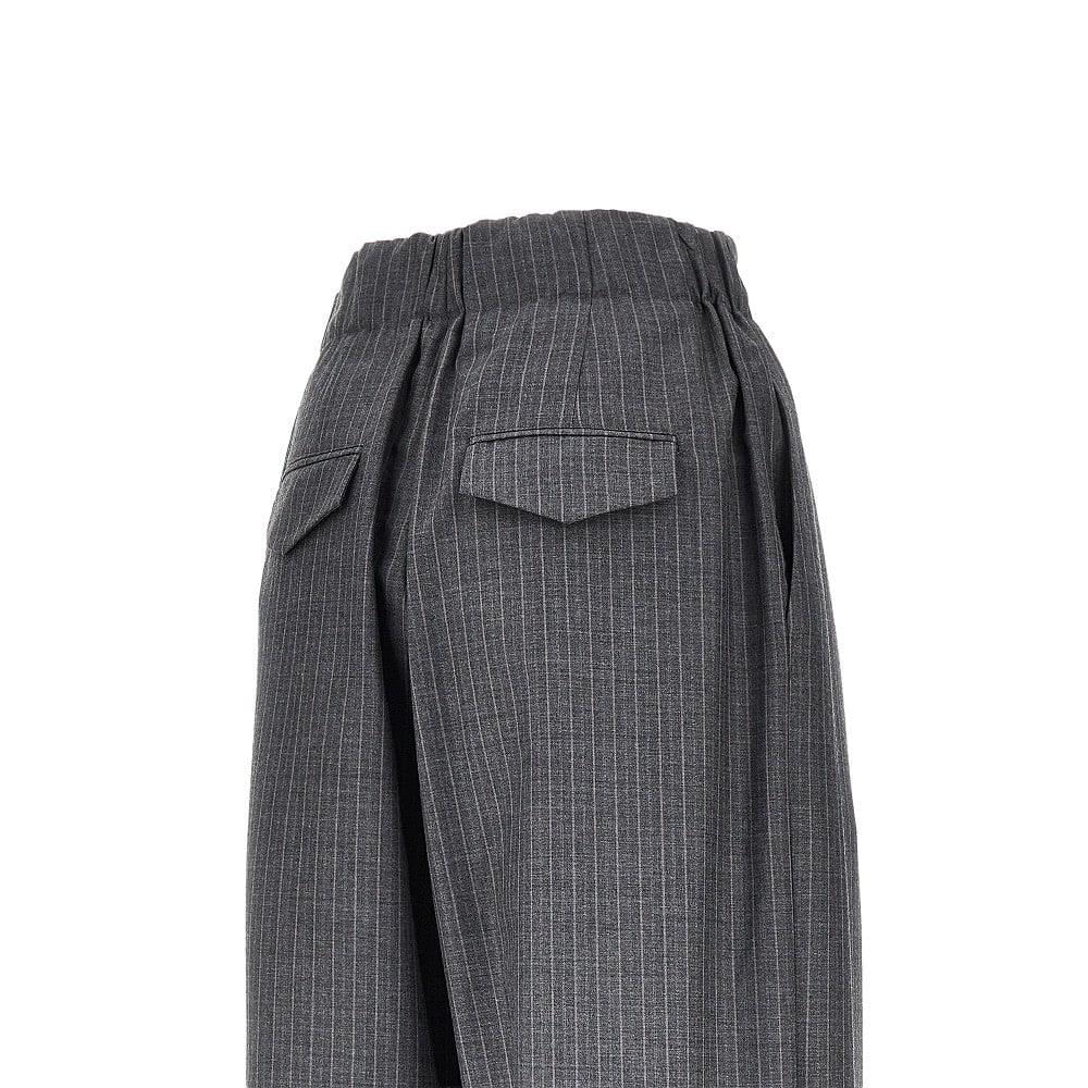 Jil Sander Women Pinstriped Wool Pants JIL SANDER