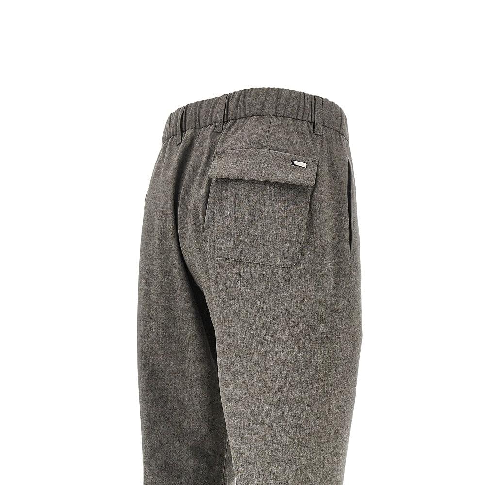 Herno Men Stretch Liht Wool Pants With Drawstring HERNO