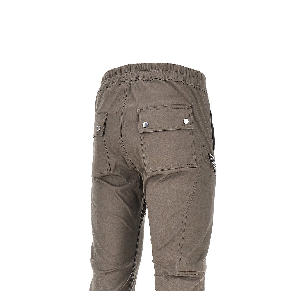 Rick Owens Men Stretch Cotton 'Heizer' Cargo Pants