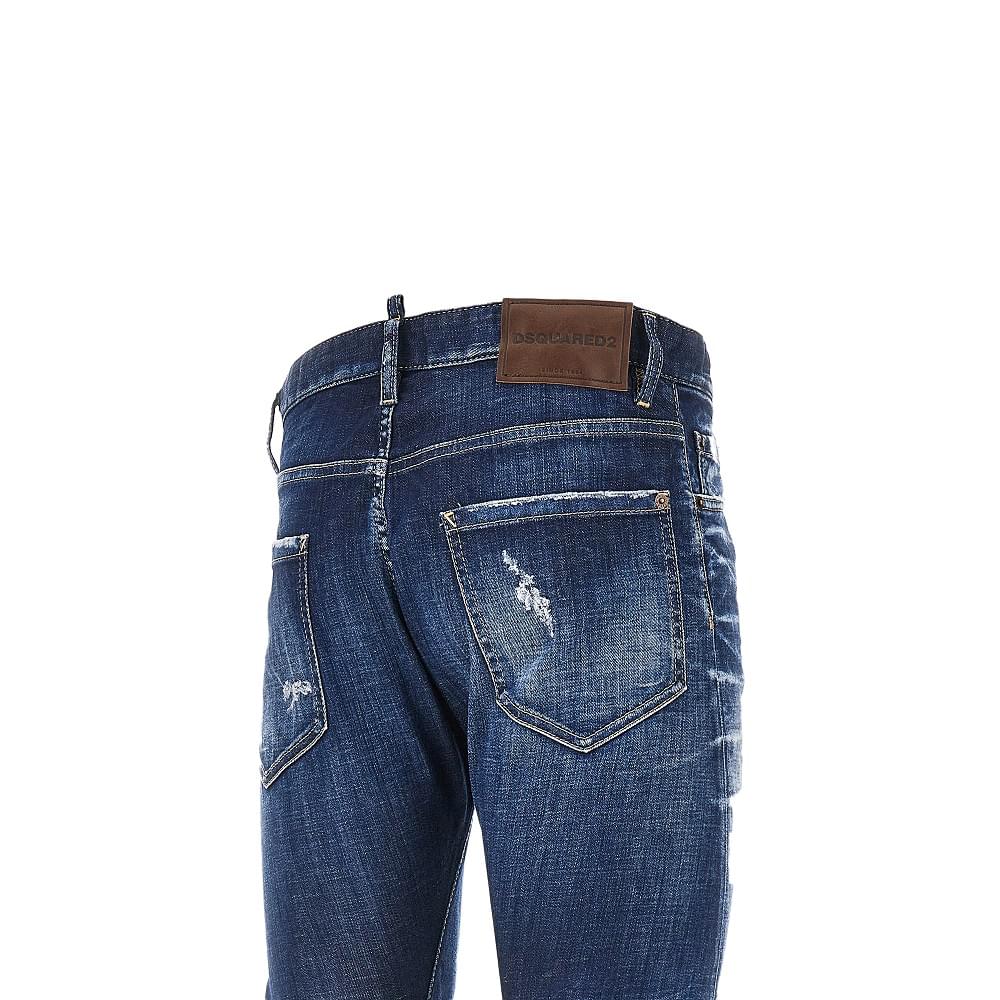 Dsquared2 Men Stretch Denim Slim Twist Jeans DSQUARED2