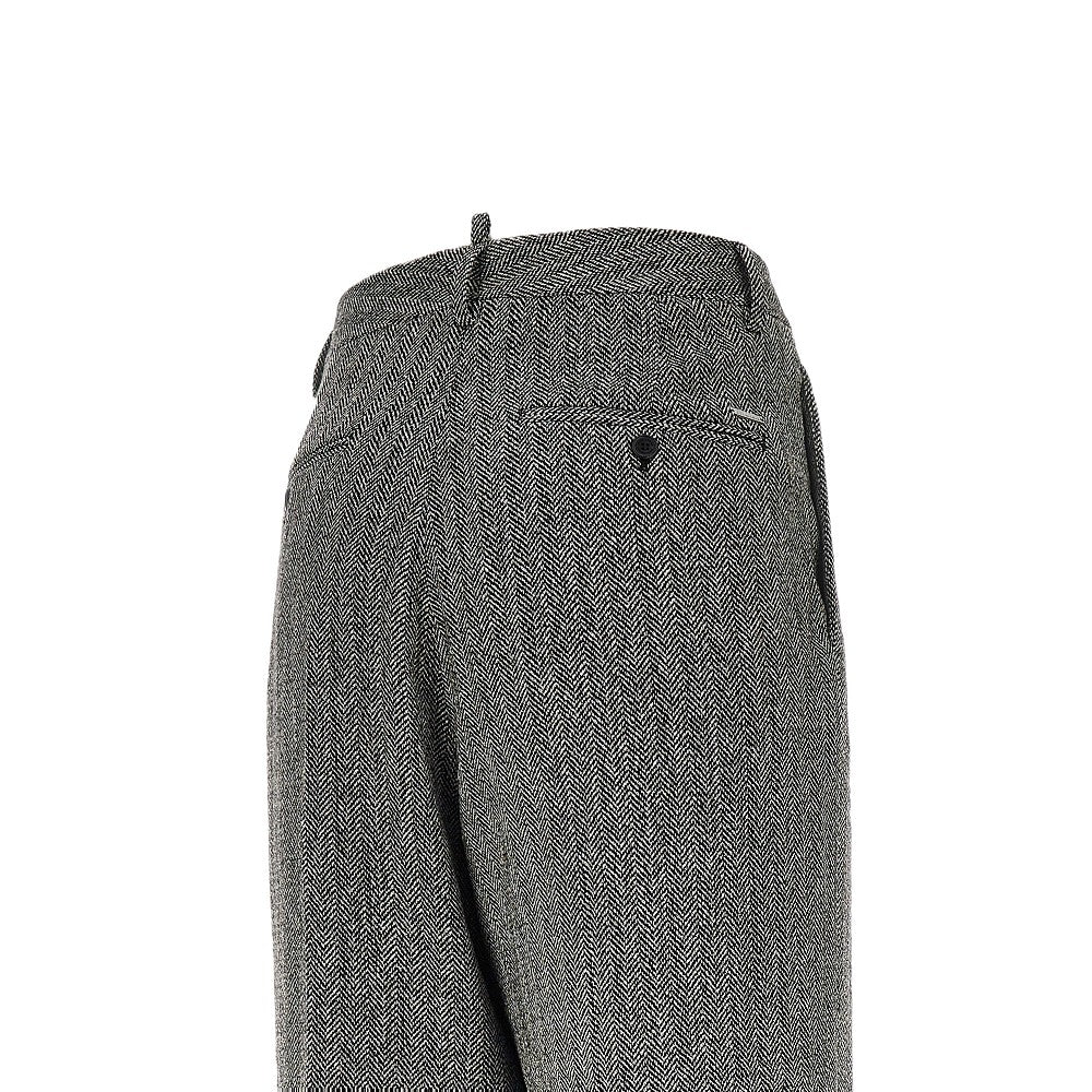 Dsquared2 Men Easy Zoot Herringbone Pants DSQUARED2