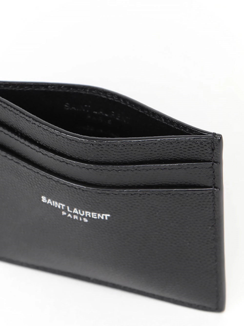Saint Laurent Men `Saint Laurent Paris` Credit Card Case SAINT LAURENT