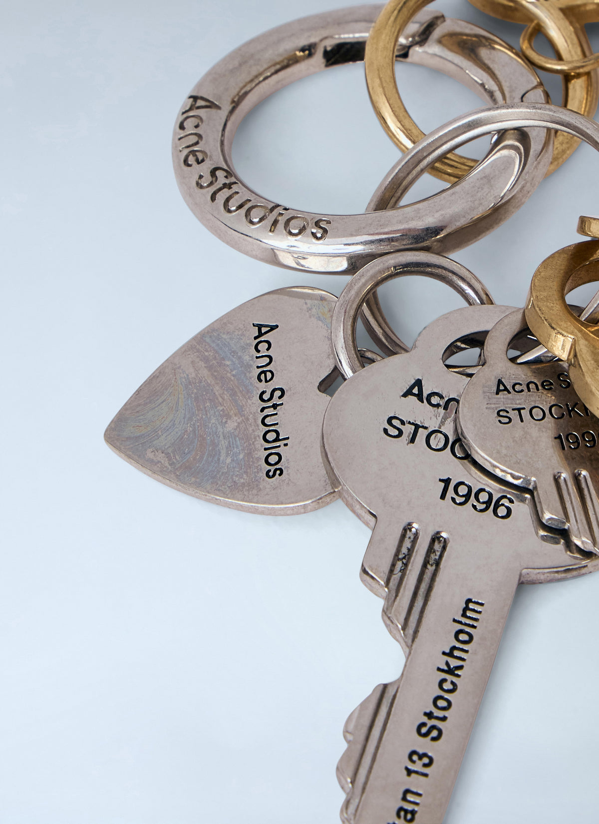 Acne Studios Men Engraved Keyring Set ACNE STUDIOS
