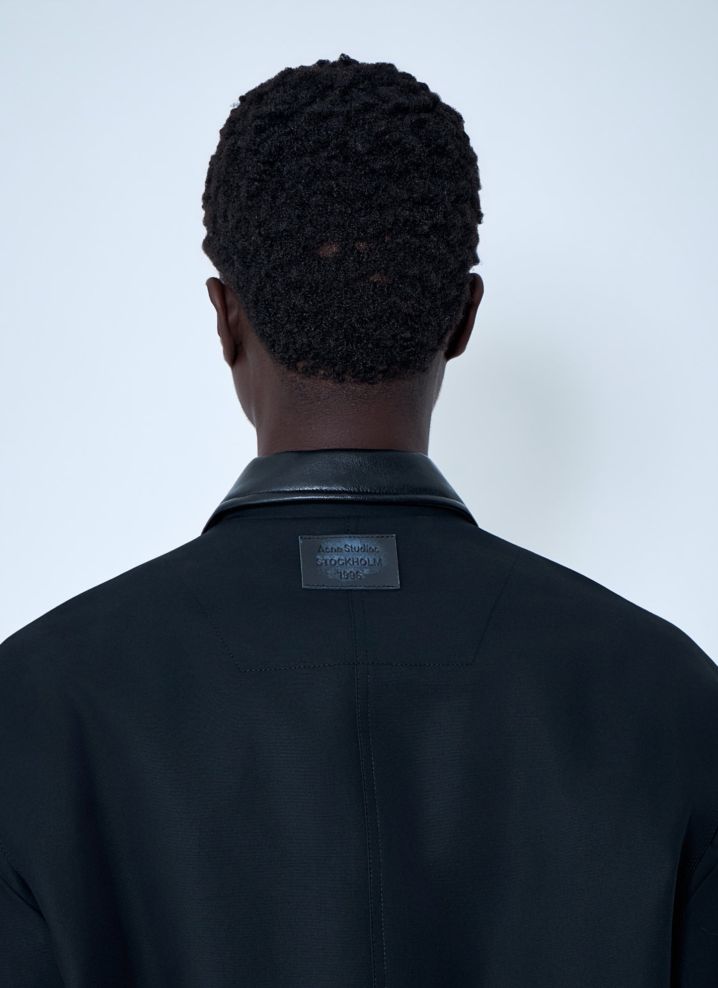 Acne Studios Men Leather-Trimmed Button Jacket ACNE STUDIOS