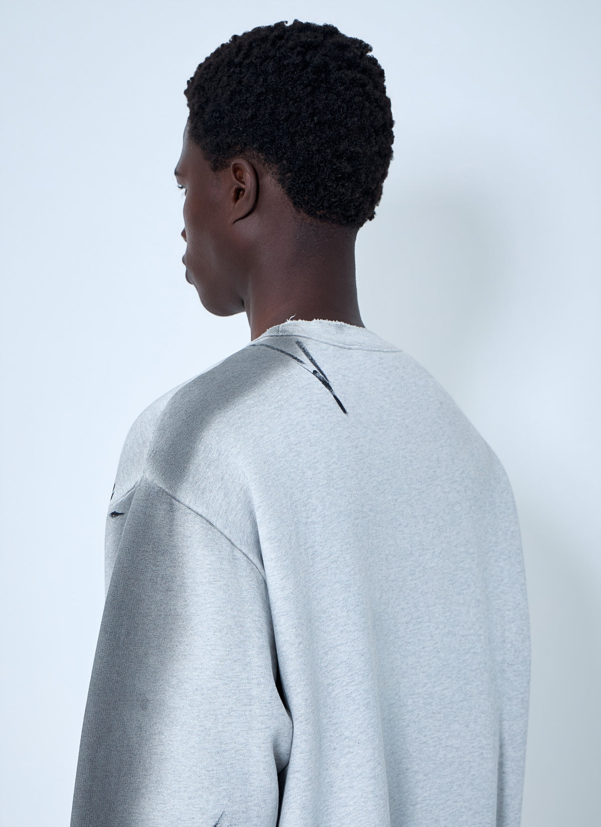 Acne Studios Men Sprayed Logo Sweatshirt ACNE STUDIOS