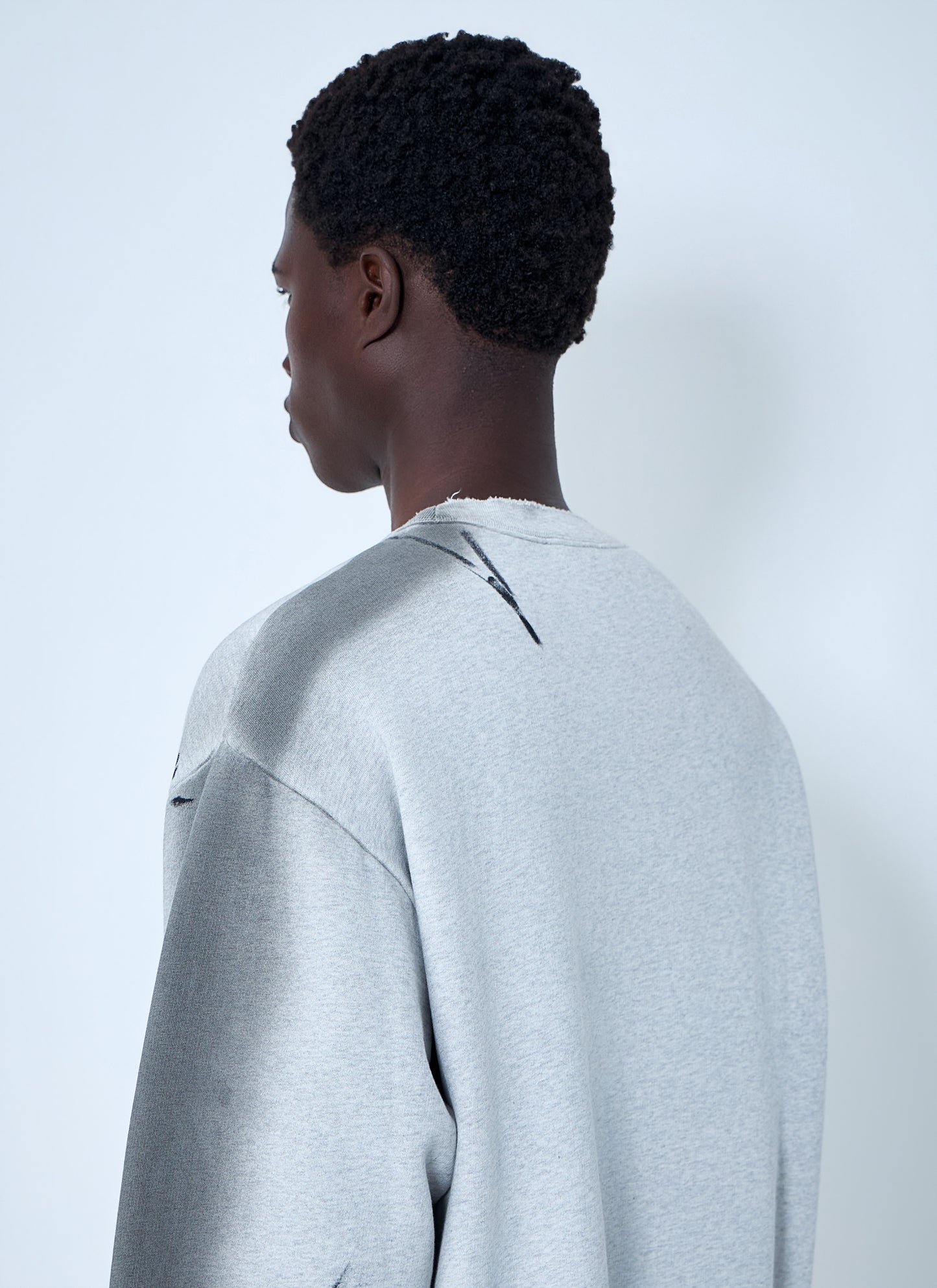 Acne Studios Men Sprayed Logo Sweatshirt ACNE STUDIOS
