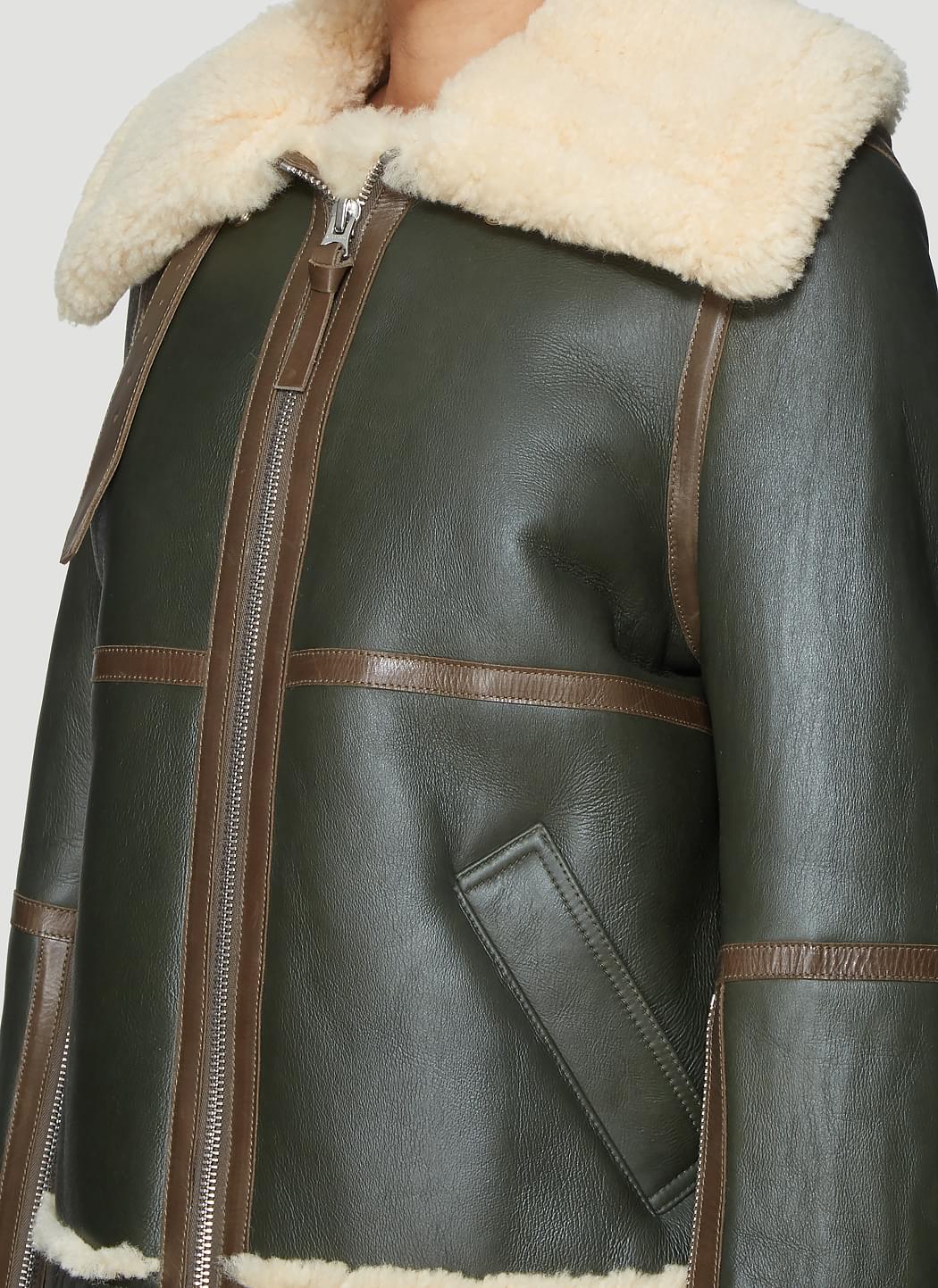 Acne Studios Women Long Raf Shearling Jacket