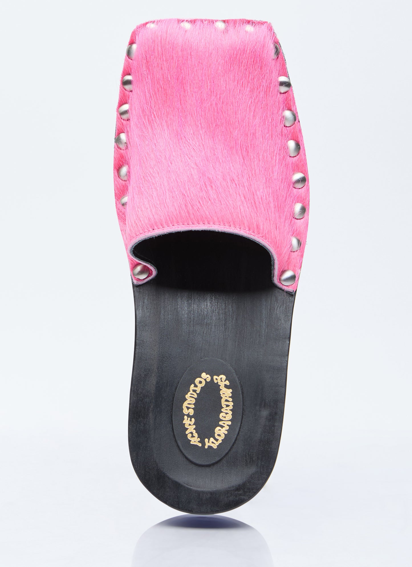 Acne Studios Women Hairy Wood Clogs ACNE STUDIOS