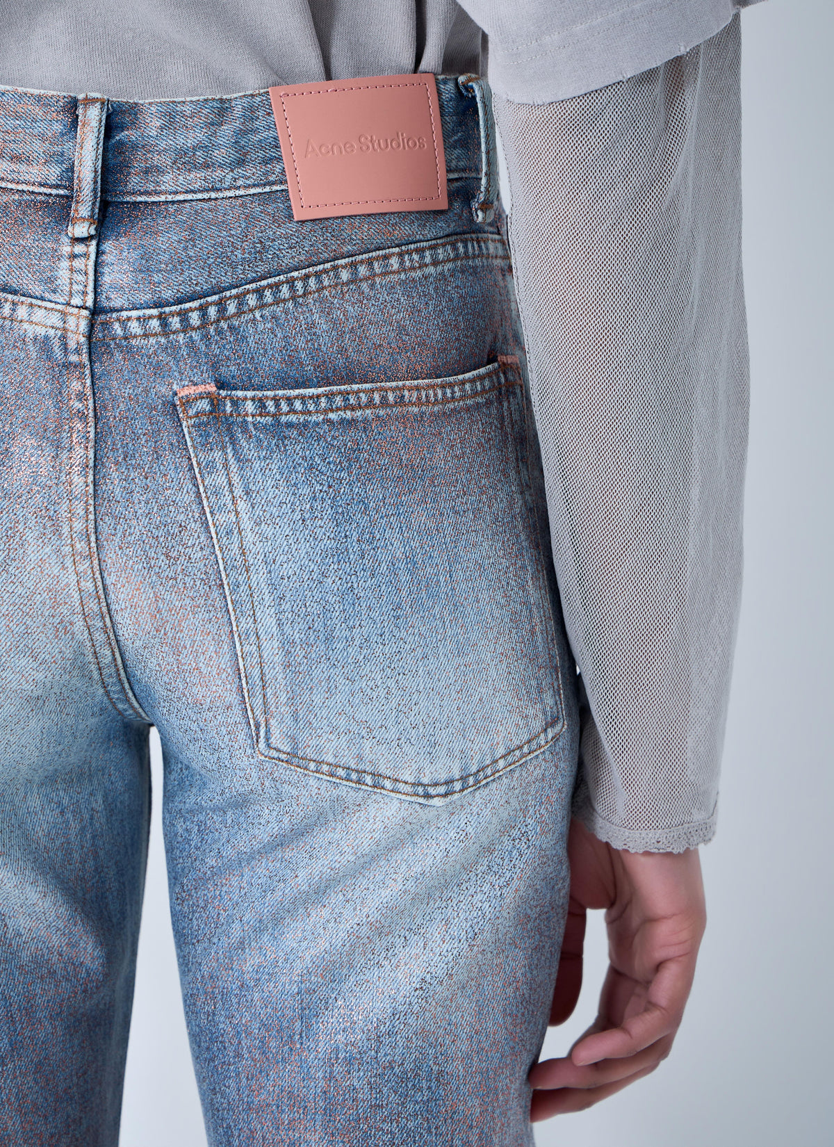 Acne Studios Women Fitted Glitter Jeans ACNE STUDIOS