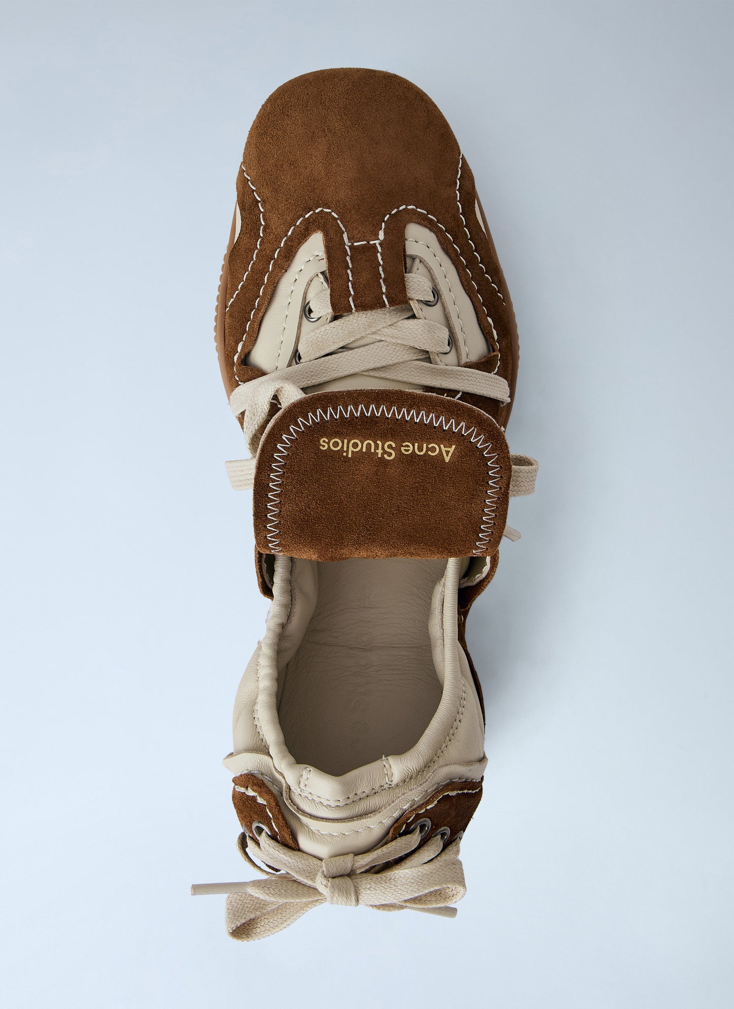 Acne Studios Women Suede Overlays Ballerina Sneakers ACNE STUDIOS