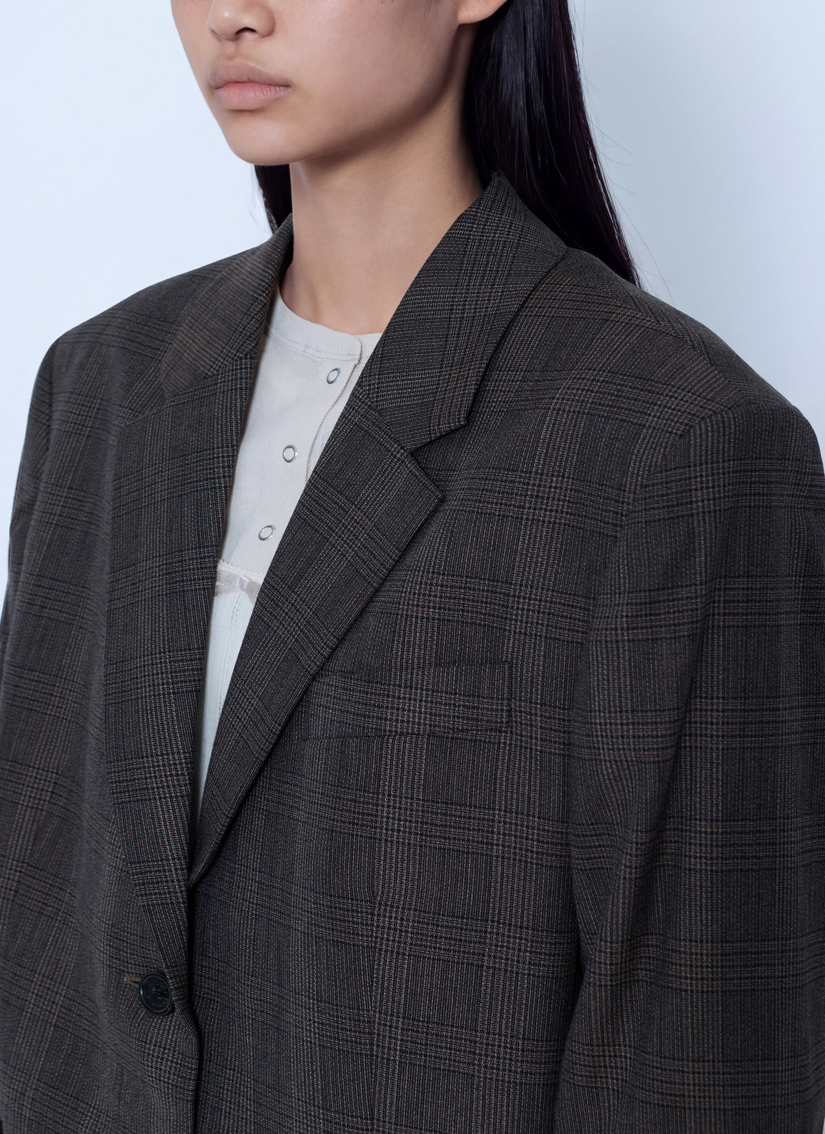 Acne Studios Women Checked Wool Blazer ACNE STUDIOS