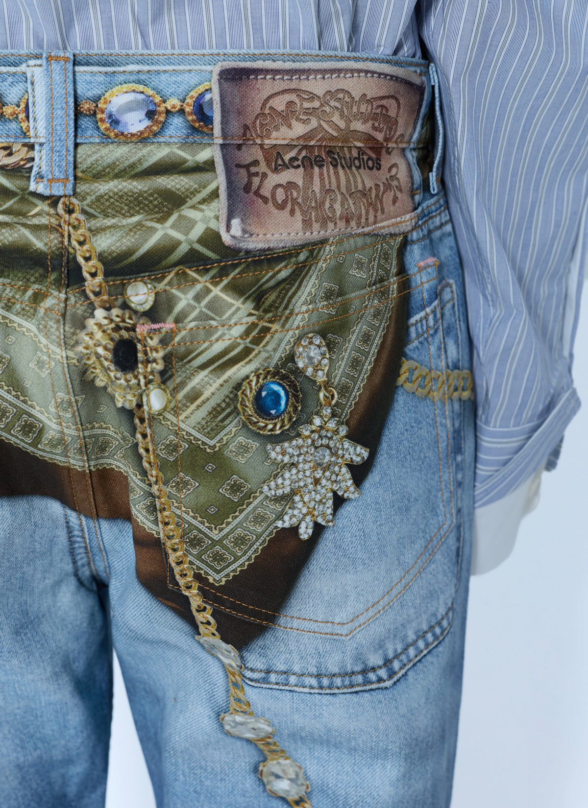 Acne Studios Women Trompe-L'œil Jewellery Jeans ACNE STUDIOS