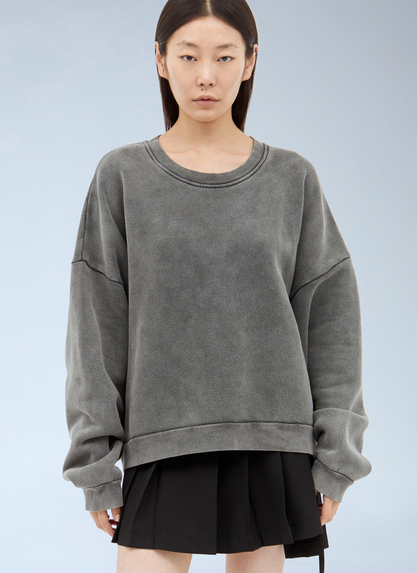 Acne Studios Women Logo Patch Sweatshirt ACNE STUDIOS