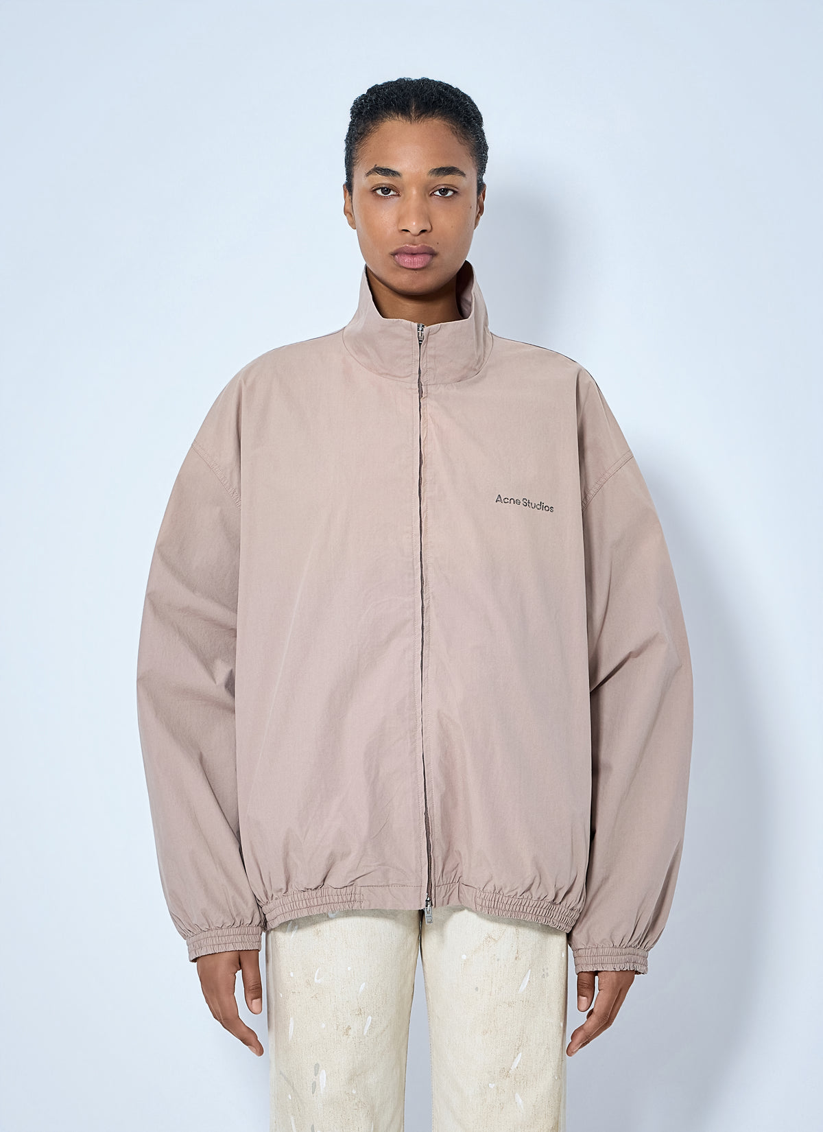 Acne Studios Women Logo Printed Zip-Up Jacket ACNE STUDIOS