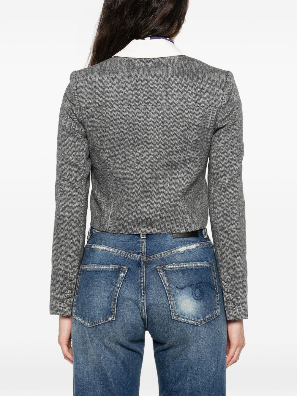Self-Portrait Women Herringbone Jacket SELF-PORTRAIT
