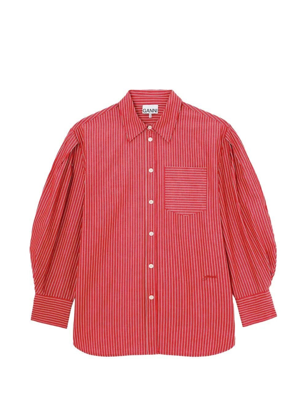 Ganni Women Oxford Shirt GANNI