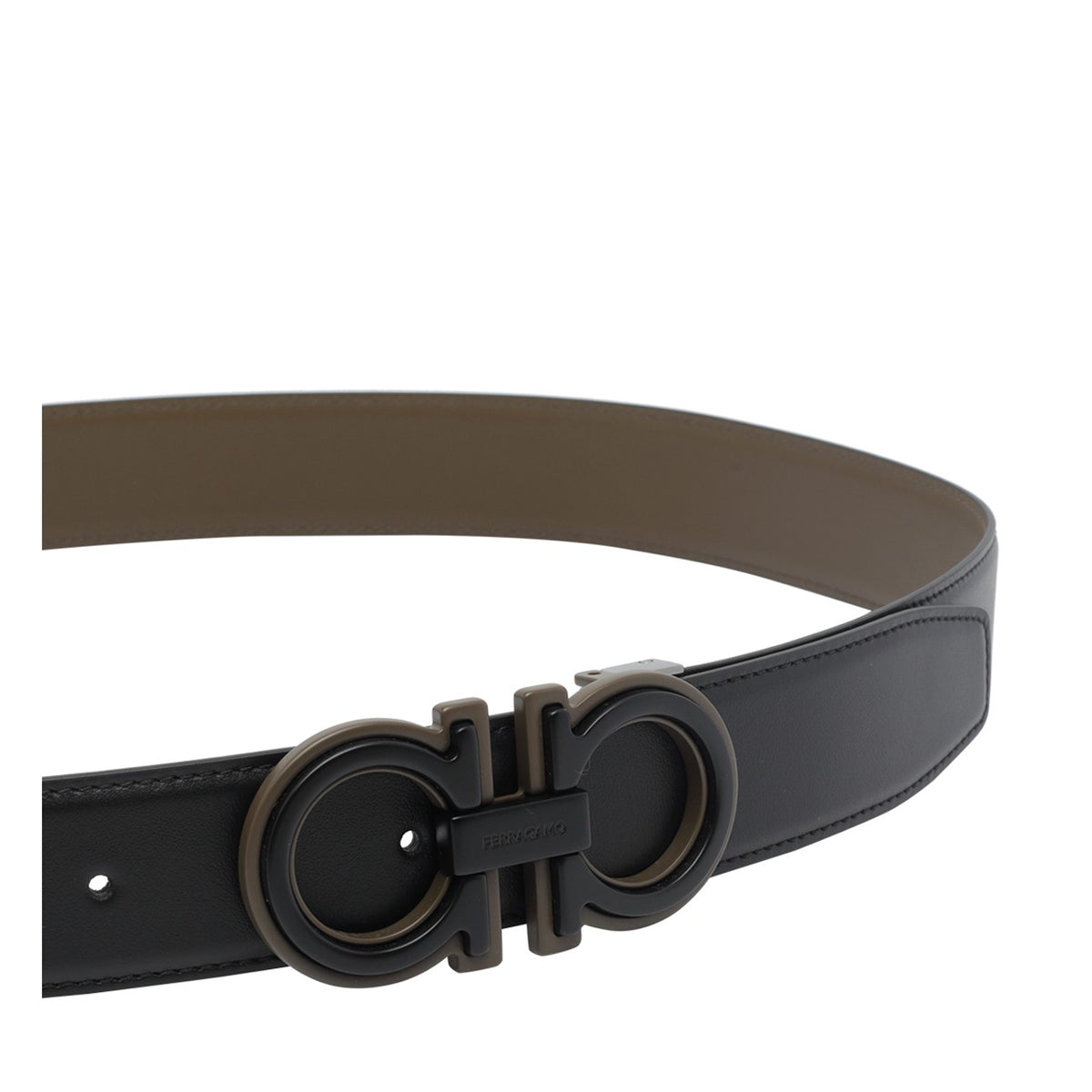 Ferragamo Men Adjustable And Reversible Gancini Belt FERRAGAMO