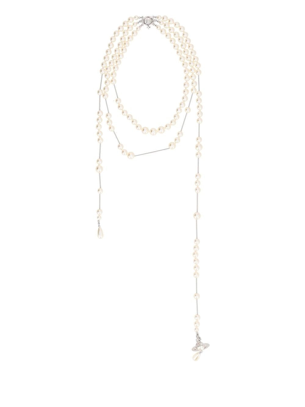Vivienne Westwood Women Broken Pearls Necklace VIVIENNE WESTWOOD