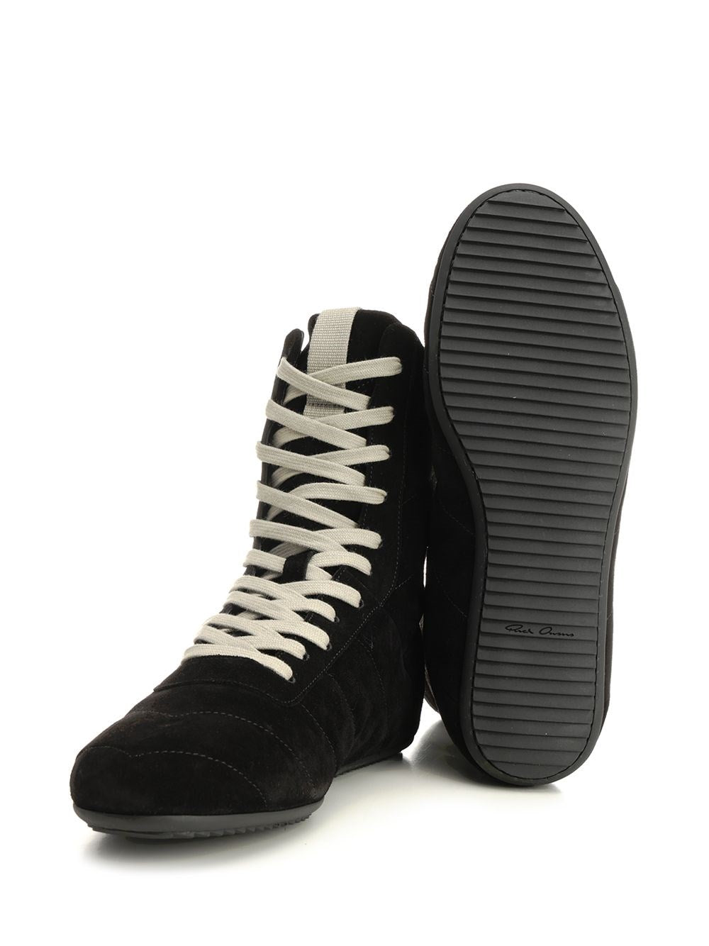 Rick Owens Men Quilted Minimalist High Sneakers RICK OWENS