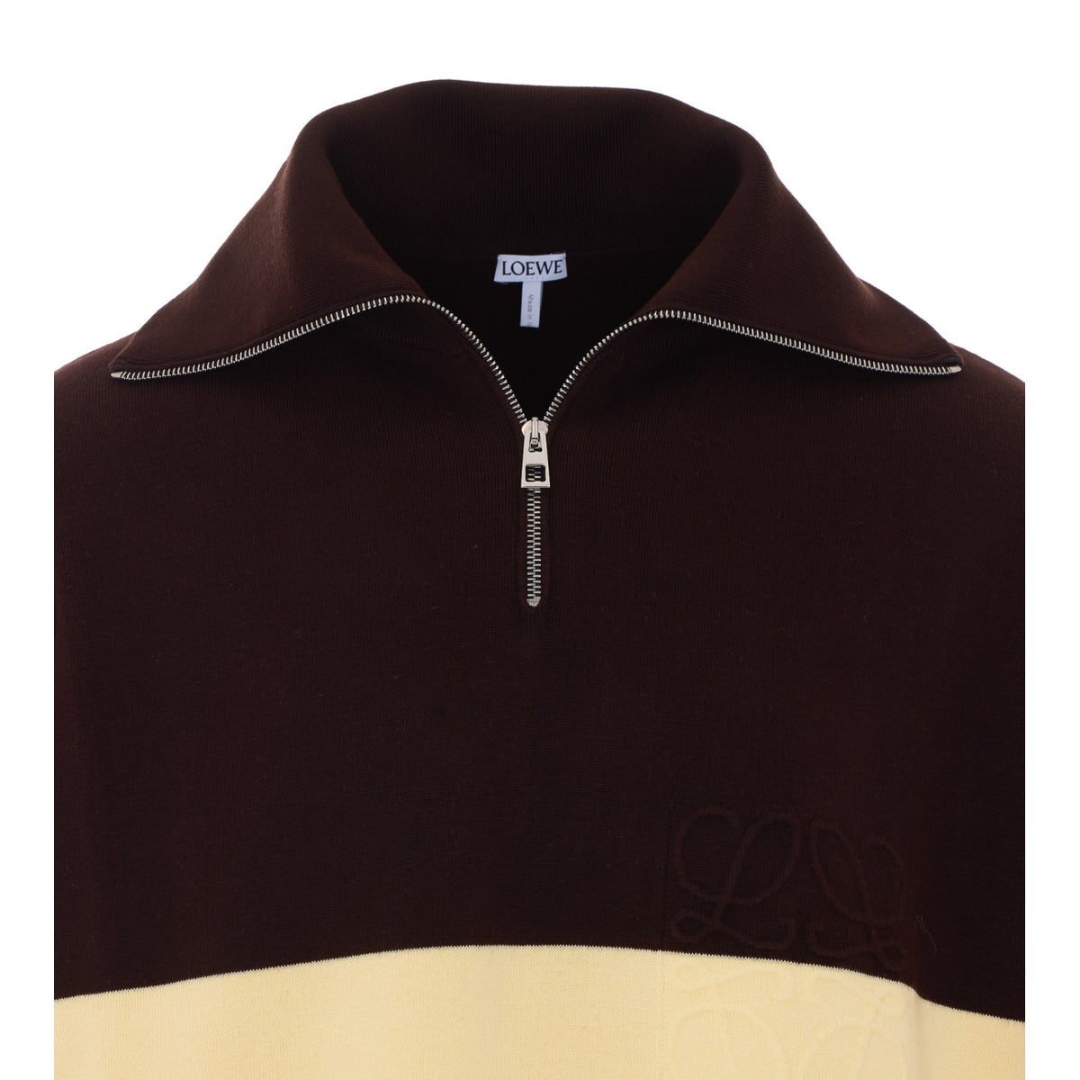 Loewe Men Anagram Half Zip Sweater LOEWE