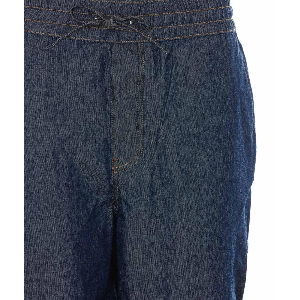Loewe Men Anagram Logo Drawstring Denim Pants LOEWE