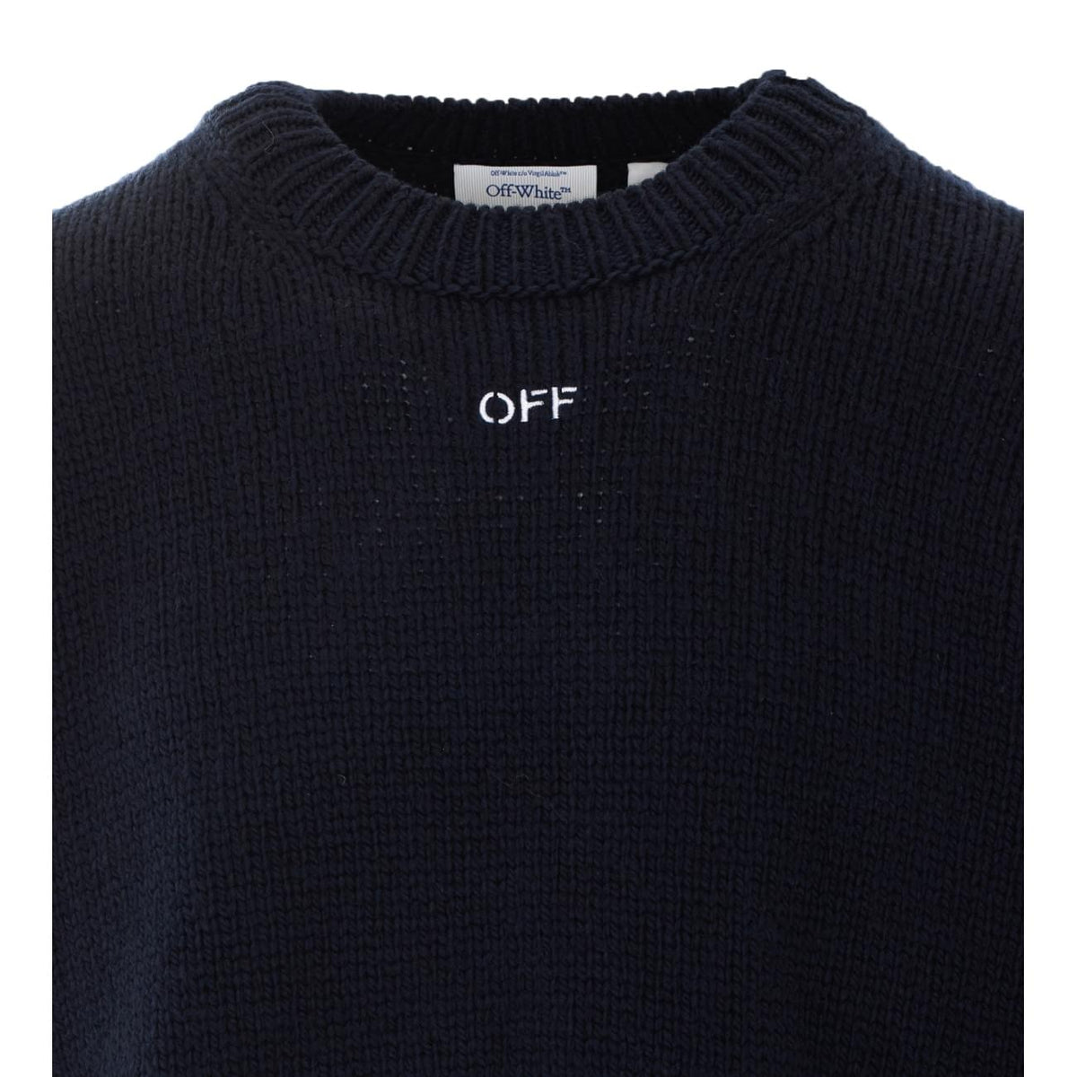 Off White Men Arrow Maxi Embroidery Sweater OFF-WHITE