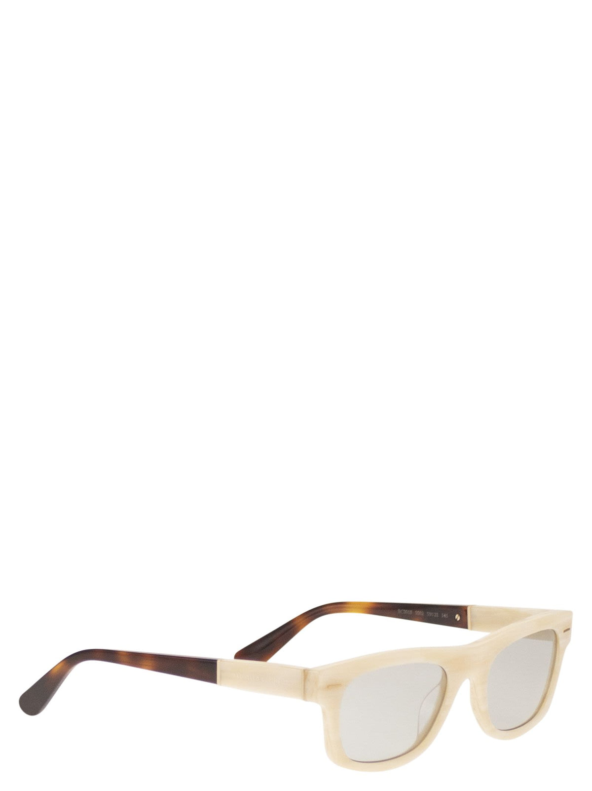 Brunello Cucinelli Unisex Acetate Sunglasses With Rectangular Frame BRUNELLO CUCINELLI
