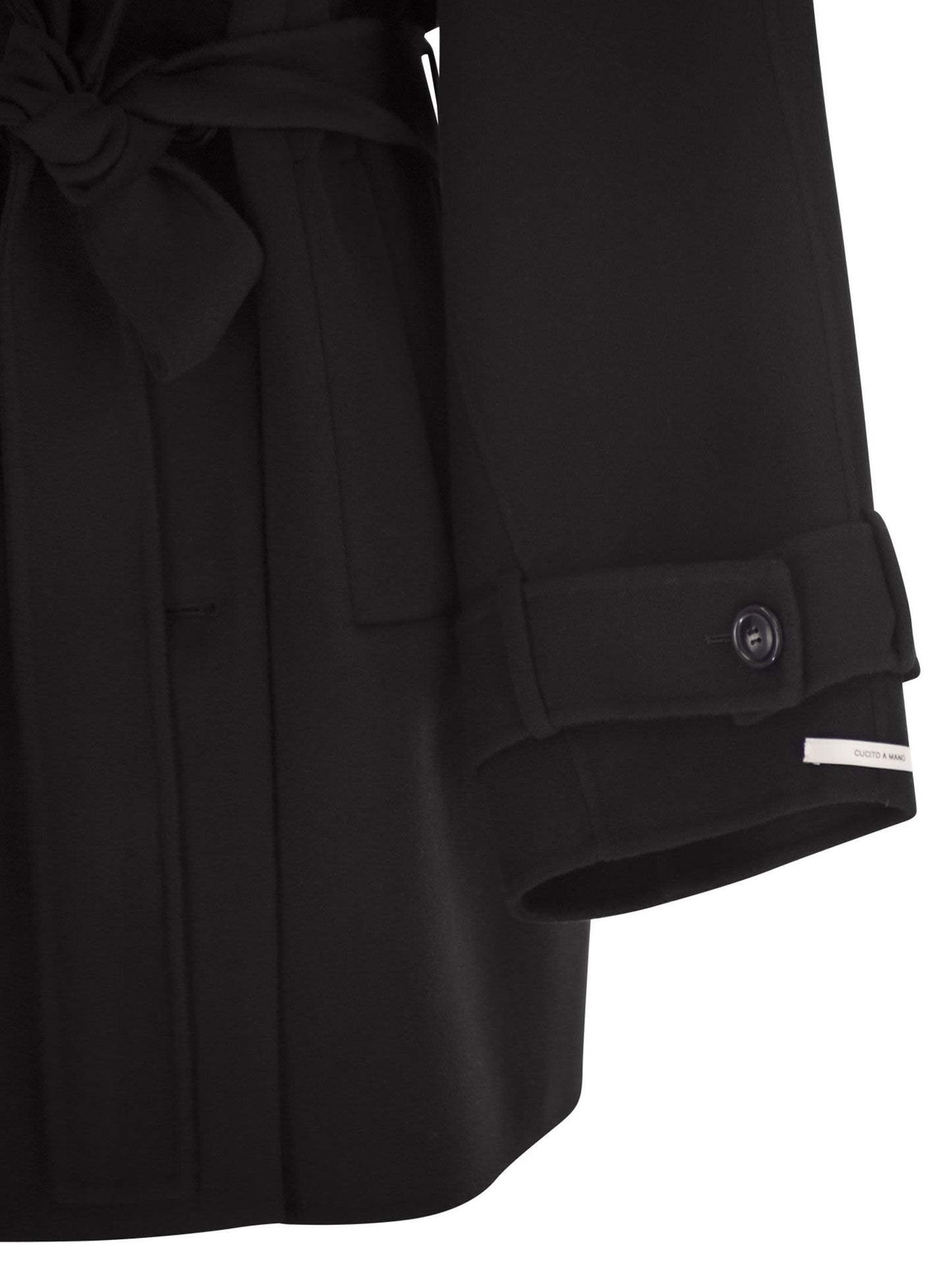 Sportmax Women Bouquet1234 - Short Wool Trench Coat SPORTMAX