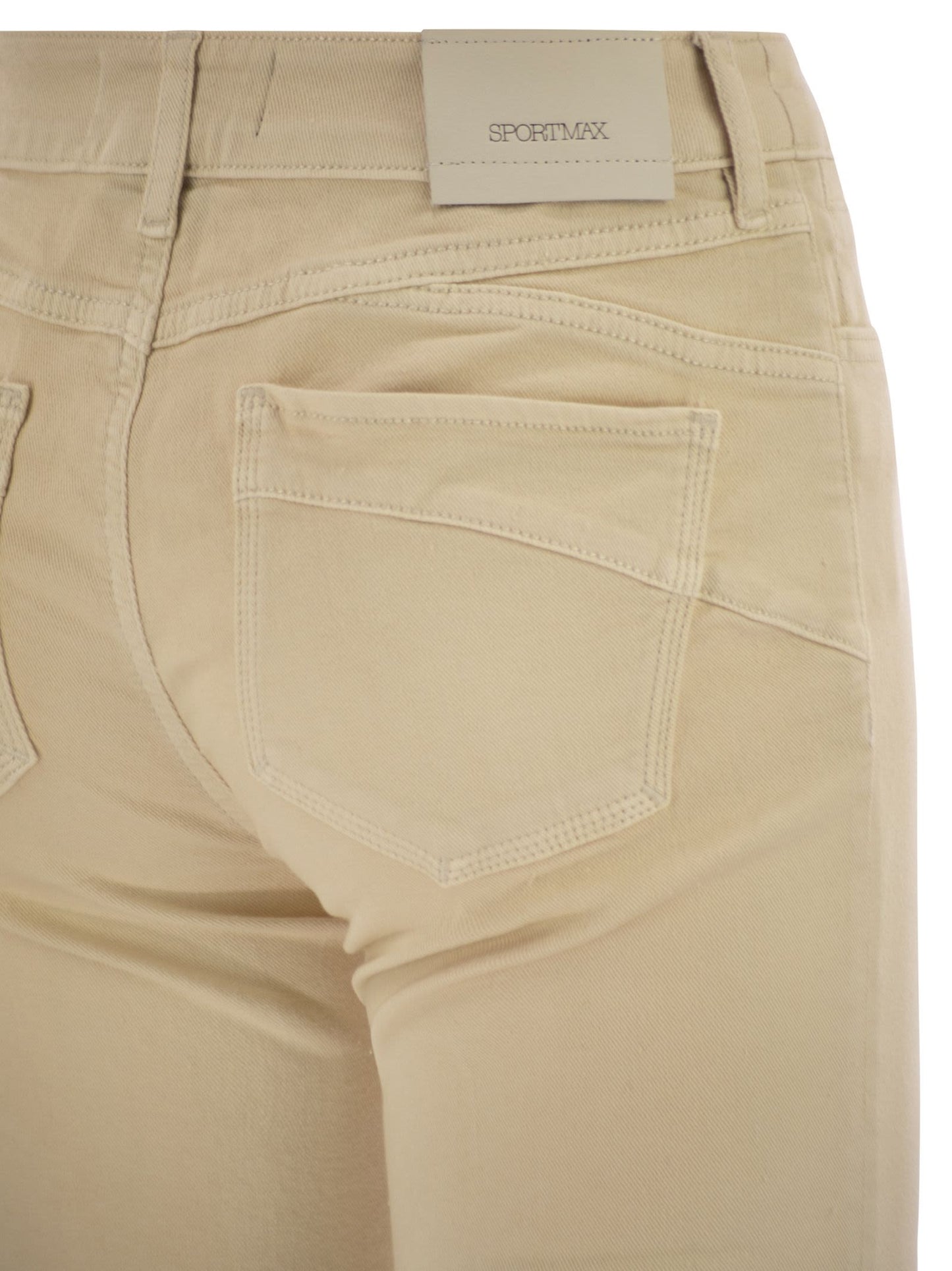 Sportmax Women Enna - Denim Pants With Mini Flare Line SPORTMAX