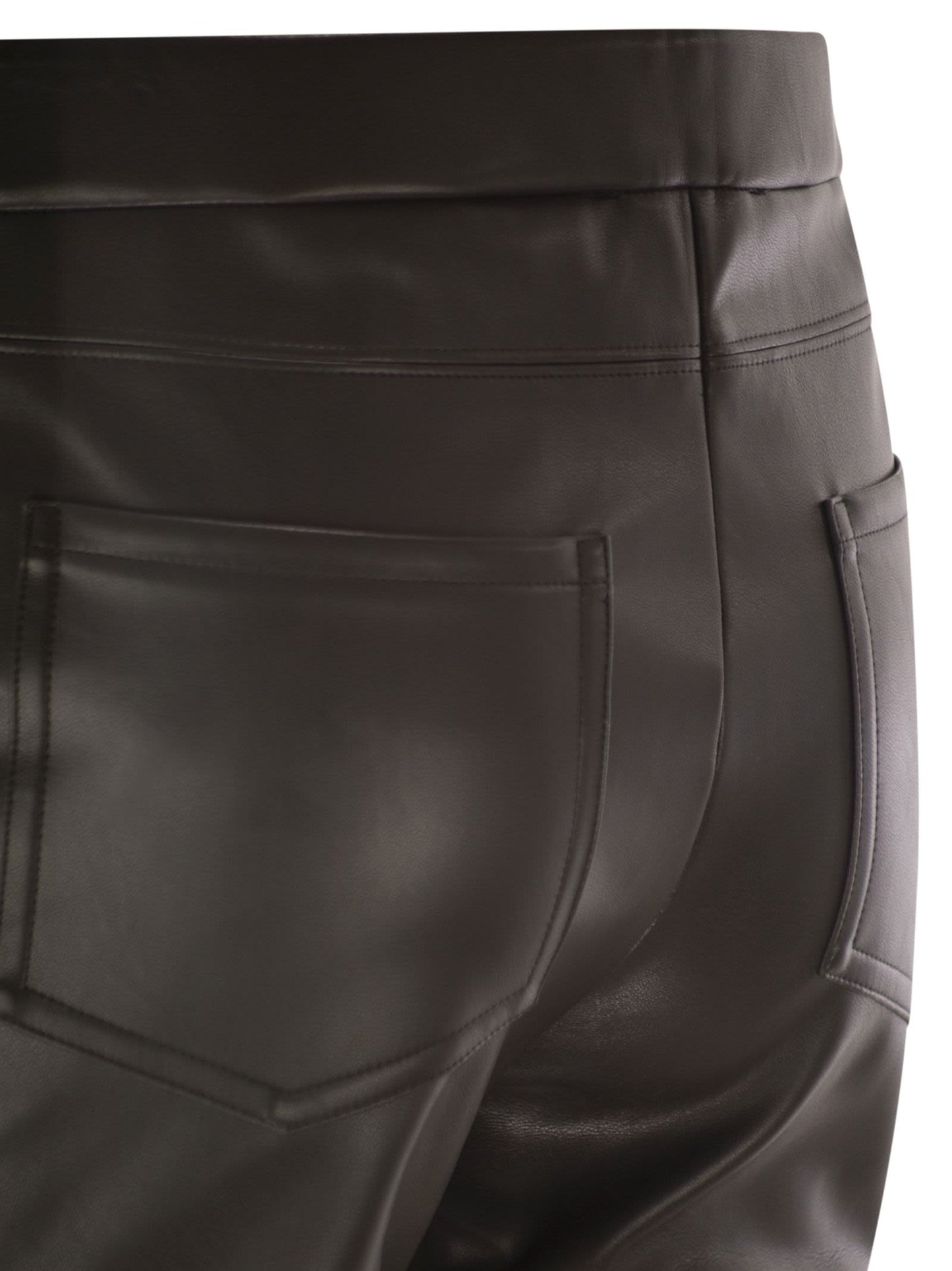 S Maxmara Women Sublime - Coated Fabric Trousers S MAX MARA