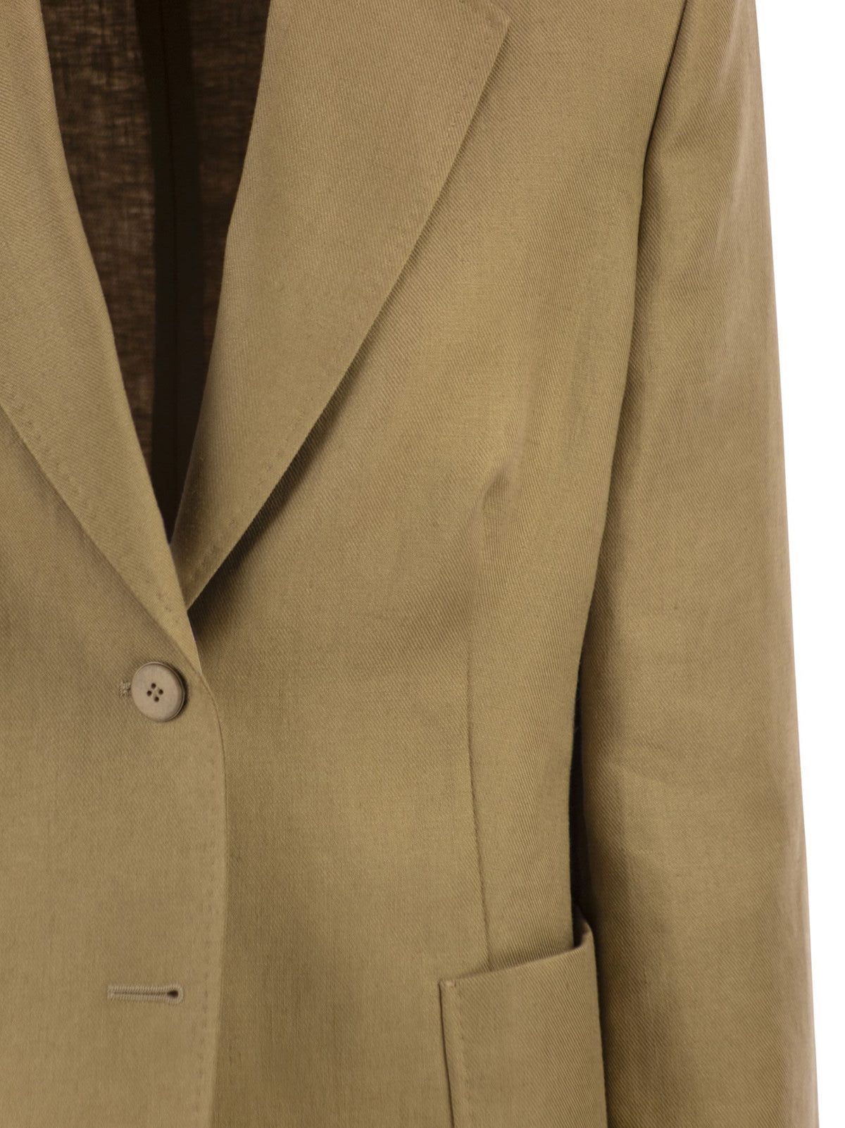 Max Mara Women Mxmvolonta - Pure Linen Fabric Blazer MAX MARA