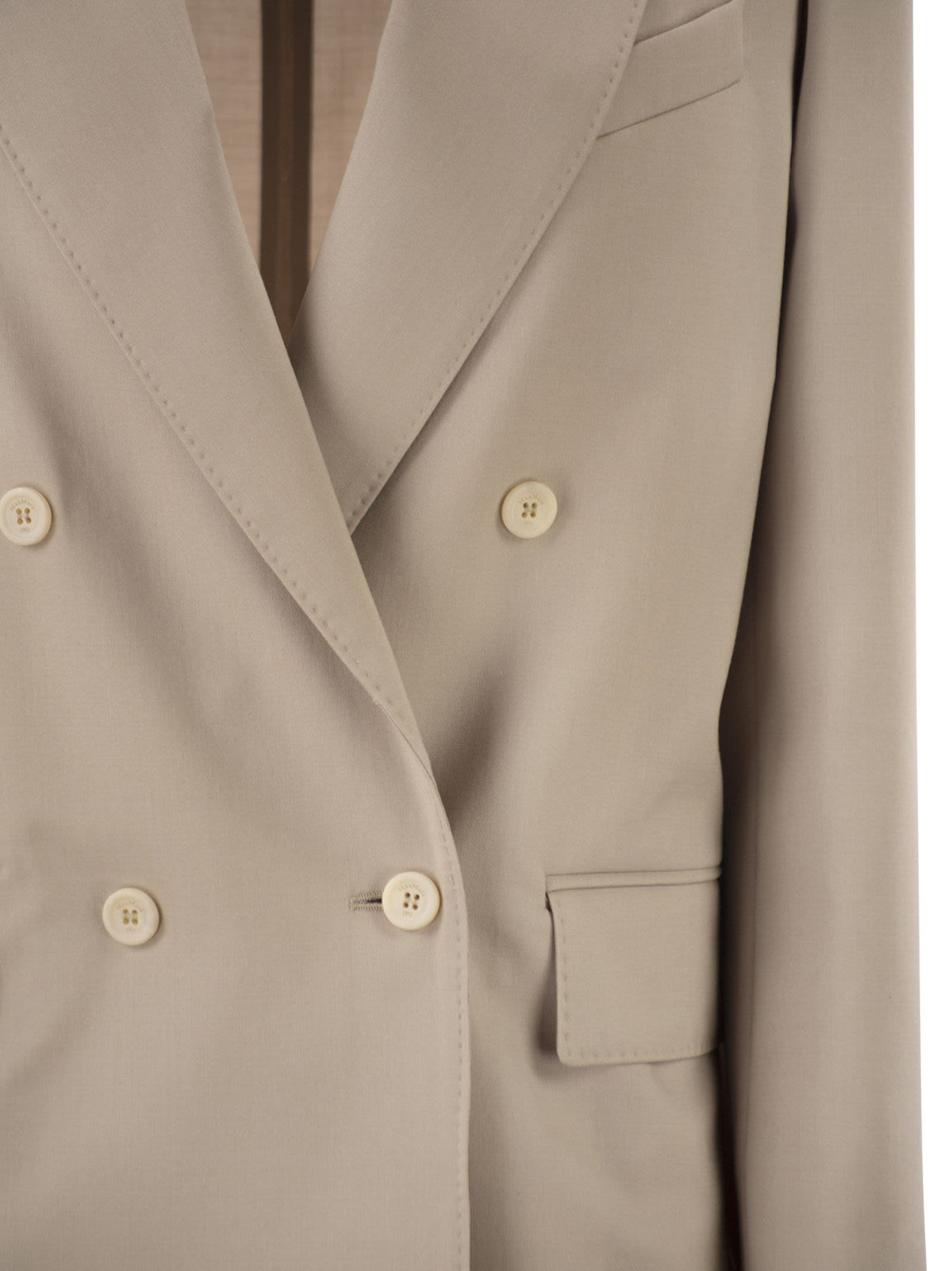 Max Mara Women Mxmmitico - Double-Breasted Blazer In Wool, Mohair And Silk Blend MAX MARA