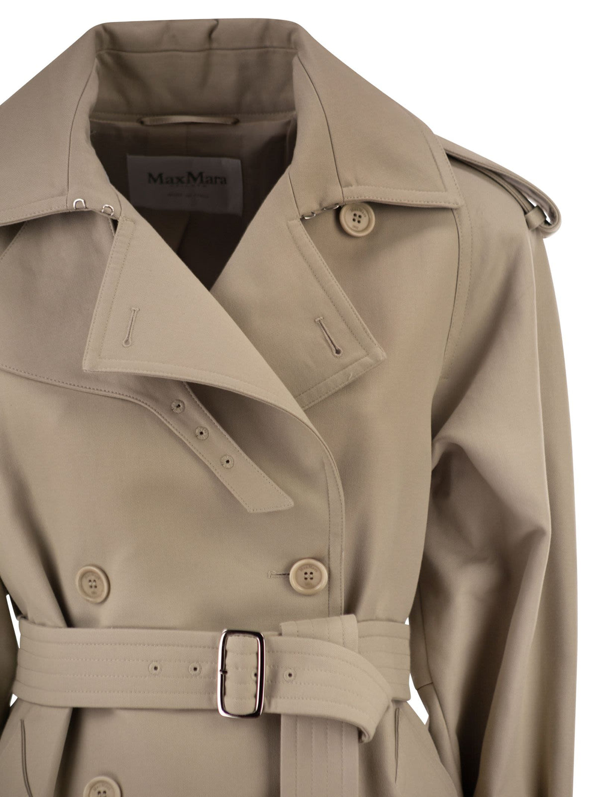 Max Mara Women Mxscacio - Short Cotton Trench Coat MAX MARA