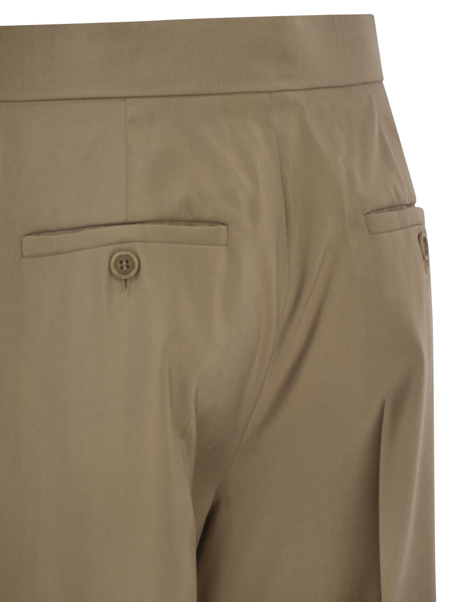 Max Mara Women Mxsbronte - Virgin Wool And Silk Wide-Leg Trousers MAX MARA