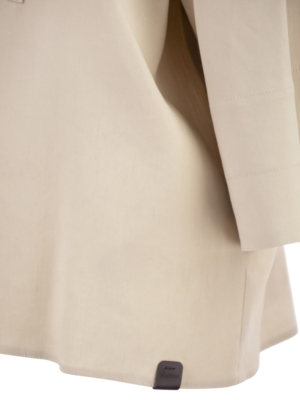 Max Mara Women Mxpsospiro - Linen And Viscose V-Neck Blouse MAX MARA