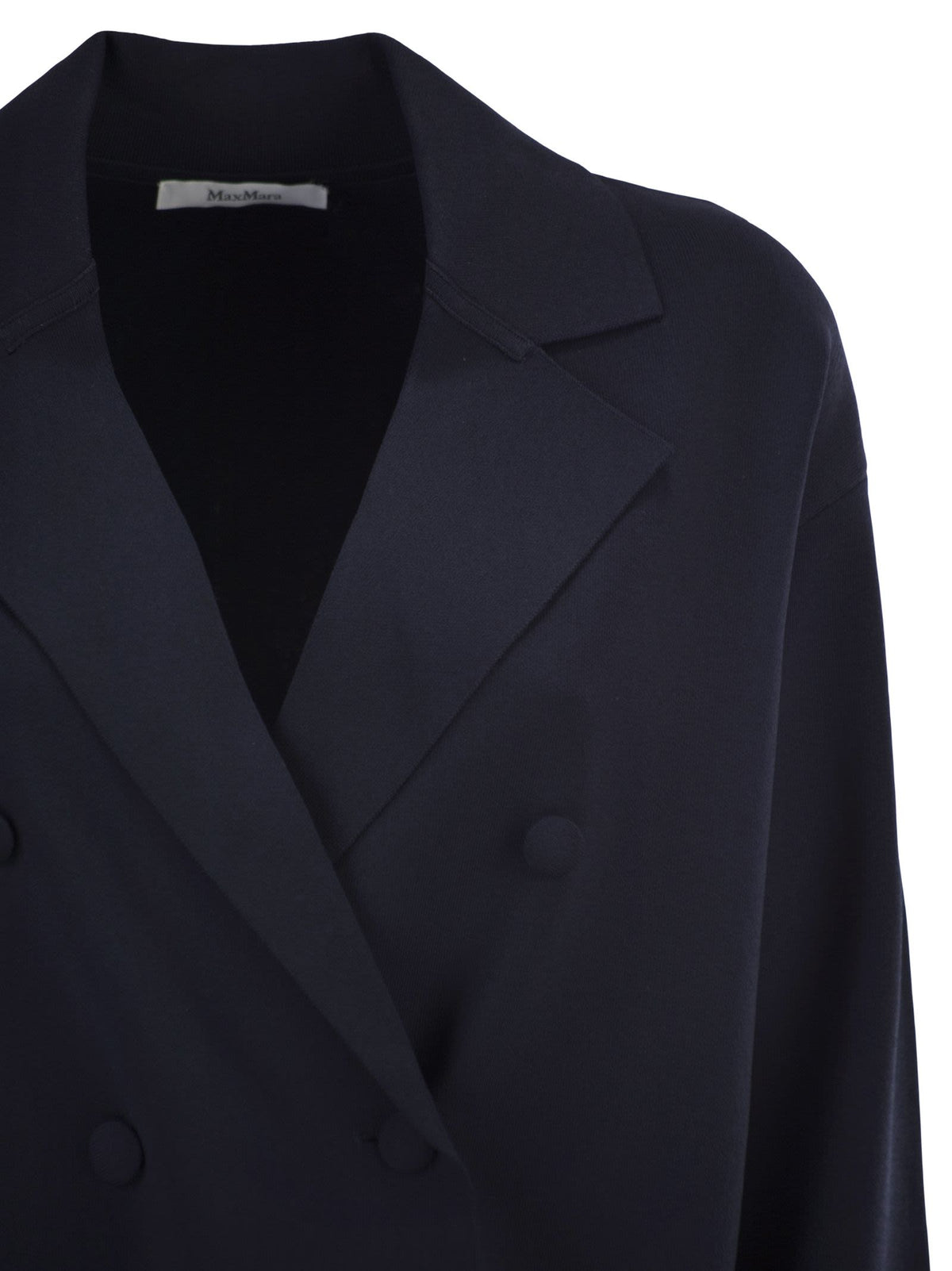 Max Mara Women Mxpcalte - Double-Breasted Viscose Crêpe Jacket MAX MARA